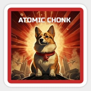 Atomic Chonk Sticker